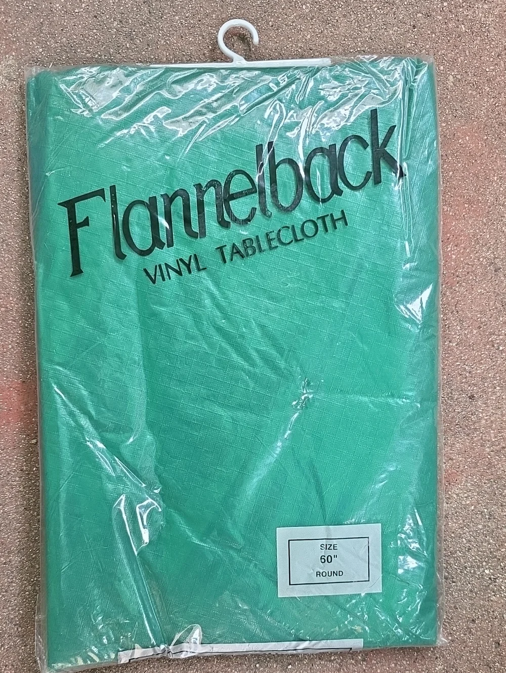 Green Vinyl Tablecloth - 60